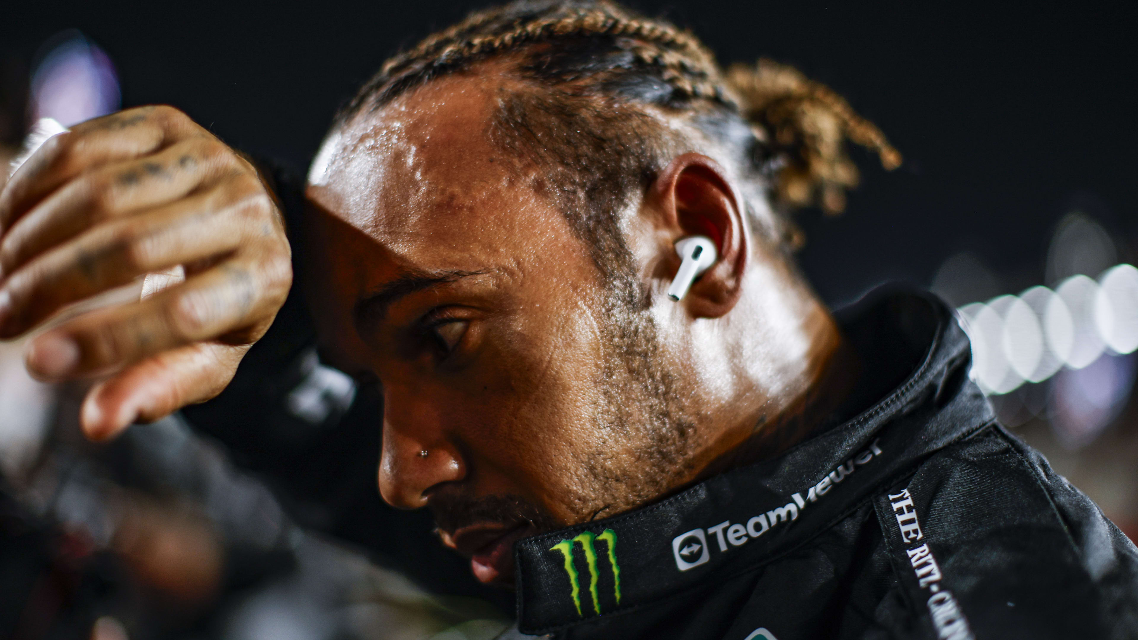 Lewis Hamilton of Great Britain and Mercedes